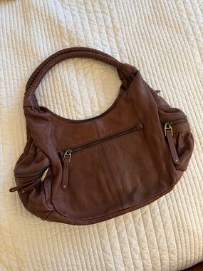 Leather Shoulder Purse Banana Republic